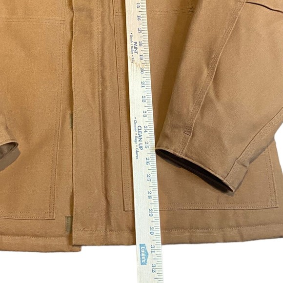 Carhartt Quilted Heavy Jacket Men Size Large Brown  (RN 14806) C003-BRN - Picture 2 of 7